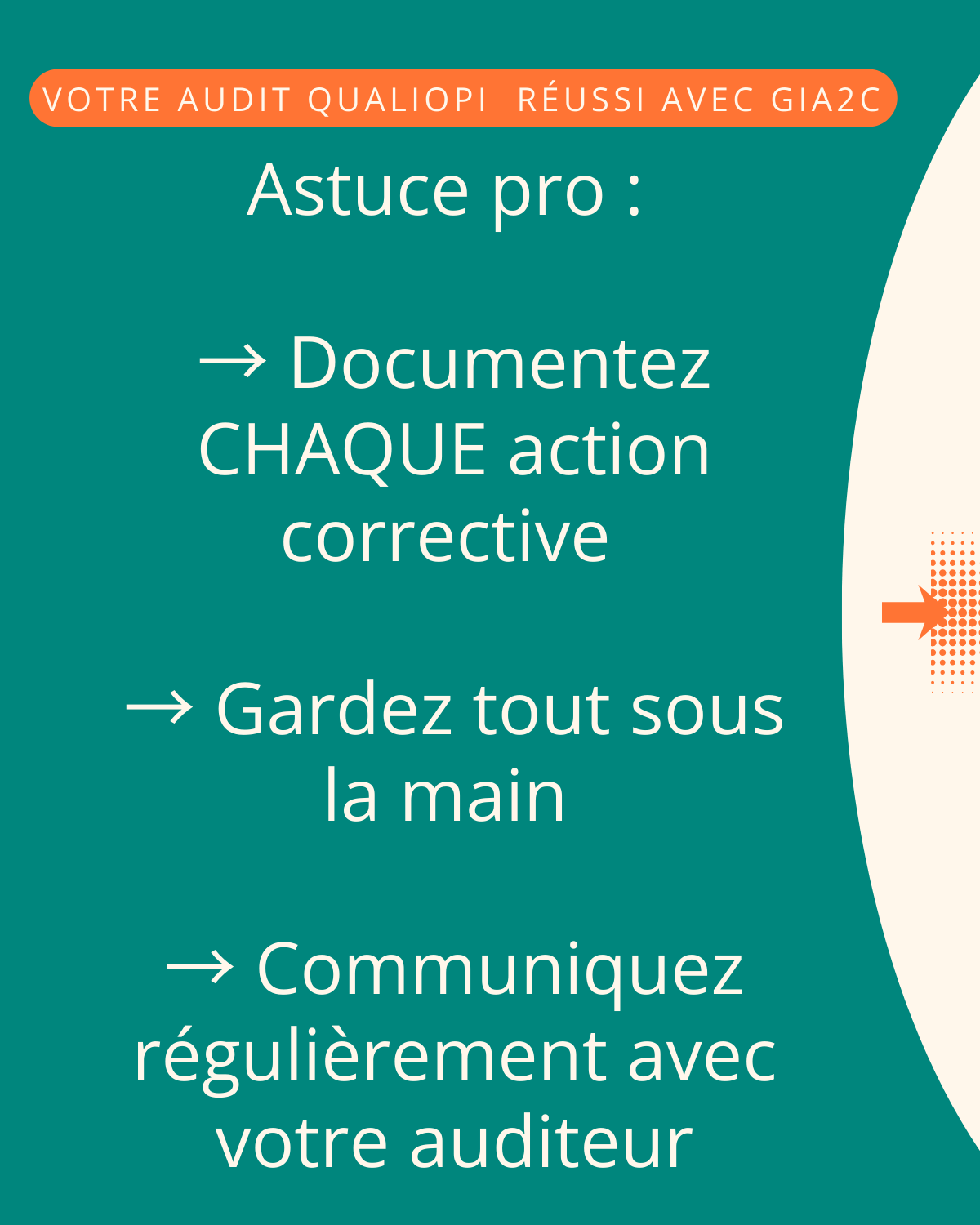 Que faire en cas de non-conformité ? Plan d'action